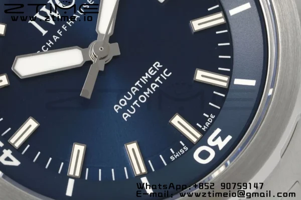 IWC Aquatimer SS IW329002 V6SF 1:1 Best Edition Blue Dial on SS Bracelet A2892 - Super Clone Watch | 1:1 Best Version