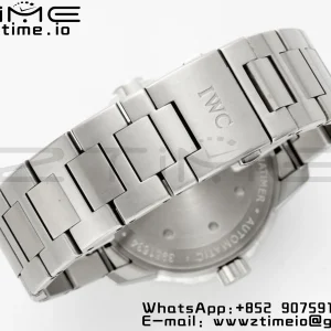 Aquatimer Chrono IW376804 SS V6SF 1:1 Best Edition Black Dial on SS Bracelet A7750 - Super Clone Watch | 1:1 Best Version