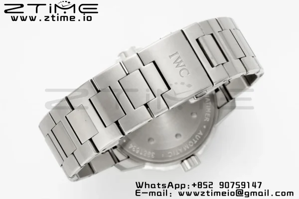 Aquatimer Chrono IW376804 SS V6SF 1:1 Best Edition Black Dial on SS Bracelet A7750 - Super Clone Watch | 1:1 Best Version