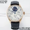 IWC ポルトギーゼ・パーペチュアル・カレンダー IW503302 RG APSF 1:1 ベスト・エディション ホワイト文字盤 ブラックレザーストラップ A52610 クローン - スーパークローン時計｜1:1 ベスト・バージョン