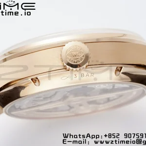 IWC Portugieser Perpetual Calendar IW503302 RG APSF 1:1 Best Edition White Dial on Black Leather Strap A52610 Clone - Super Clone Watch | 1:1 Best Version
