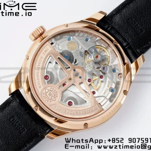 IWC Portugieser Perpetual Calendar IW503302 RG APSF 1:1 Best Edition White Dial on Black Leather Strap A52610 Clone - Super Clone Watch | 1:1 Best Version