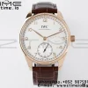 IWC Portuguese IW358306 RG ZF 1:1 Best Edition SS White Dial on Brwon Leather Strap A82200 - Super Clone Watch | 1:1 Best Version