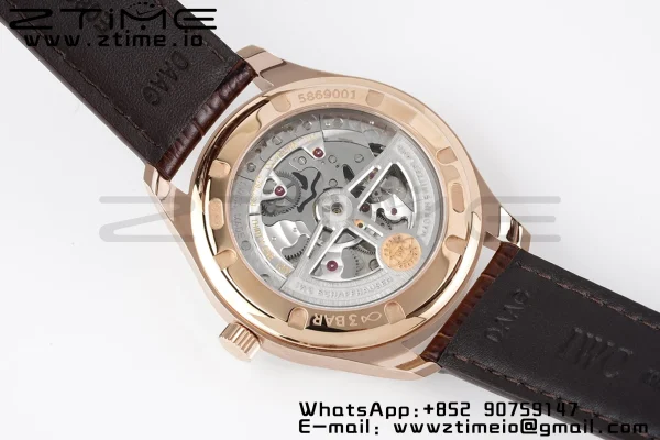 IWC Portuguese IW358306 RG ZF 1:1 Best Edition SS White Dial on Brwon Leather Strap A82200 - Super Clone Watch | 1:1 Best Version