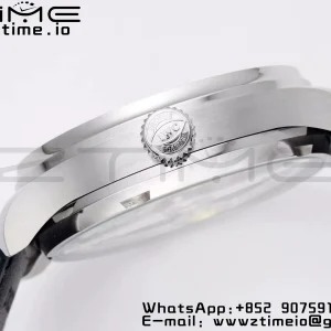 IWC Portuguese Real PR IW500715 SS AZF 1:1 Best Edition Λευκό/Μπλε καντράν σε μπλε δερμάτινο λουράκι A52010 - Super Clone Watch | 1:1 Best Version