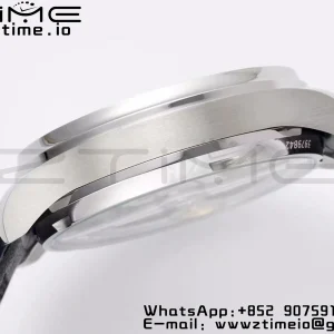 IWC Portuguese Real PR IW500715 SS AZF 1:1 Best Edition Λευκό/Μπλε καντράν σε μπλε δερμάτινο λουράκι A52010 - Super Clone Watch | 1:1 Best Version