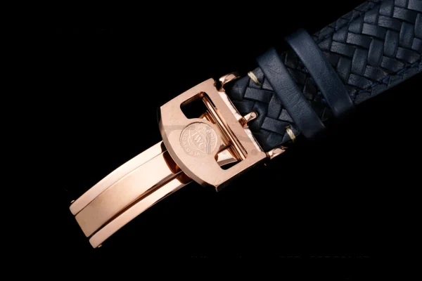 IWC Πορτογαλική Real PR IW500713 AZF 1:1 Best Edition Blue Dial on Blue Woven Leather Strap A52010 - Super Clone Watch | 1:1 Best Version