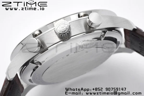 IWC Portuguese Chrono IW371604 ZF 1:1 Best Edition White Dial on Black Leather Strap A69355 - Super Clone Watch | 1:1 Best Version