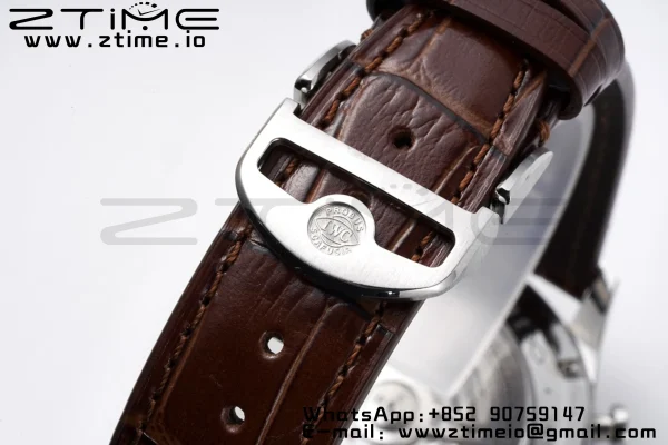 IWC Portuguese Chrono IW371604 ZF 1:1 Best Edition White Dial on Black Leather Strap A69355 - Super Clone Watch | 1:1 Best Version