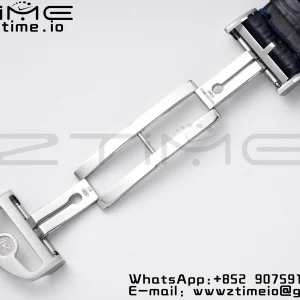 IWC ポルトギーゼ・クロノ IW371605 ZF 1:1ベスト・エディション ホワイトダイアル ブルーレザーストラップ A69355 - スーパークローン・ウォッチ｜1:1ベスト・バージョン
