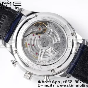 IWC ポルトギーゼ・クロノ IW371605 ZF 1:1ベスト・エディション ホワイトダイアル ブルーレザーストラップ A69355 - スーパークローン・ウォッチ｜1:1ベスト・バージョン