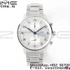 Portuguese Chrono IW371617 ZF 1:1 Best Edition Cadran alb pe brățară SS A69355 - Super Clone Watch | 1:1 Best Version