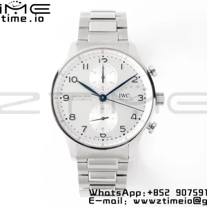 Portuguese Chrono IW371617 ZF 1:1 Best Edition White Dial on SS Bracelet A69355 - Super Clone Watch | 1:1 Best Version