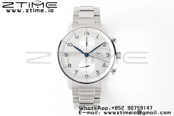Portuguese Chrono IW371617 ZF 1:1 Best Edition White Dial on SS Bracelet A69355 - Super Clone Watch | 1:1 Best Version