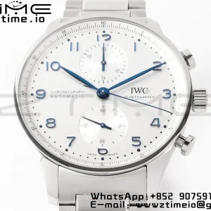 Portuguese Chrono IW371617 ZF 1:1 Best Edition White Dial on SS Bracelet A69355 - Super Clone Watch | 1:1 Best Version