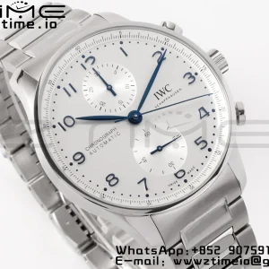 Portuguese Chrono IW371617 ZF 1:1 Best Edition White Dial on SS Bracelet A69355 - Super Clone Watch | 1:1 Best Version