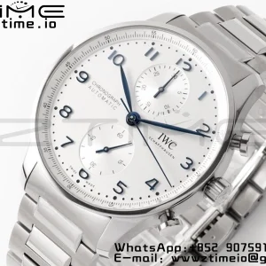Portuguese Chrono IW371617 ZF 1:1 Best Edition White Dial on SS Bracelet A69355 - Super Clone Watch | 1:1 Best Version