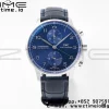 IWC ポルトギーゼ・クロノ IW371491 ZF 1:1ベスト・エディション ブルーダイアル ブルーレザーストラップ DD7750 - スーパークローン時計｜1:1ベスト・バージョン
