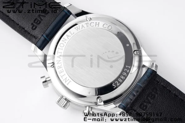 IWC Portuguese Chrono IW371446 ZF 1:1 Best Edition White Dial on Blue Leather Strap DD7750 - Super Clone Watch | 1:1 Best Version