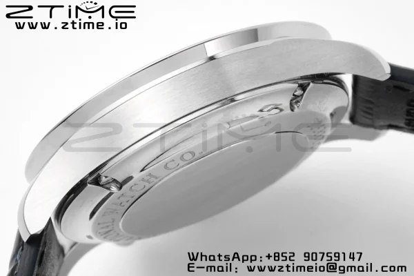 IWC Portoghese Chrono IW371447 ZF 1:1 Best Edition Quadrante nero su cinturino in pelle nera DD7750 - Orologio Super Clone | 1:1 Best Version