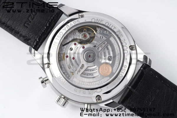 Portugieser Chronograph Edition “150 Years” IW371602 ZF 1:1 Best Edition  White Dial on Black Leather Strap A69355 - Super Clone Watch | 1:1 Best Version