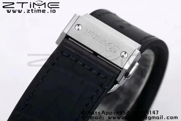 HUBLOT Classic Fusion 45mm 511.NX.1171.LR Titanium WWF 1:1 Best Edition Black Dial on Black Gummy Strap A2892 - Super Clone Watch | 1:1 Best Version