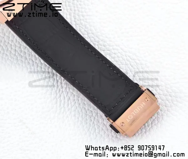 HUBLOT Classic Fusion 45mm 511.OX.1181.LR RG WWF 1:1 Best Edition Black Dial on Black Gummy Strap A2892 - Super Clone Watch | 1:1 Best Version