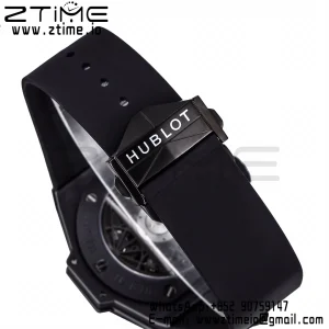 HUBLOT Big Bang Sang Bleu II  418.CX.1114.RX.MXM20 Black Ceramic BBF Best Edition Black Dial on Black Rubber Strap A1240 - Super Clone Watch | 1:1 Best Version