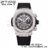HUBLOT ビッグ・バン ウニコ 44mm 421.NX.1170.RX チタンBBF 1:1ベストエディション スケルトンダイアル ブラックラバーストラップ A1280 V2 - スーパークローンウォッチ｜1:1ベストバージョン
