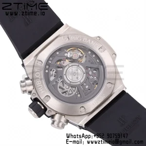 HUBLOT Big Bang Unico 44mm 421.NX.1170.RX Titanium BBF 1:1 Best Edition Skeleton Dial on Black Rubber Strap A1280 V2 - Super Clone Watch | 1:1 Best Version