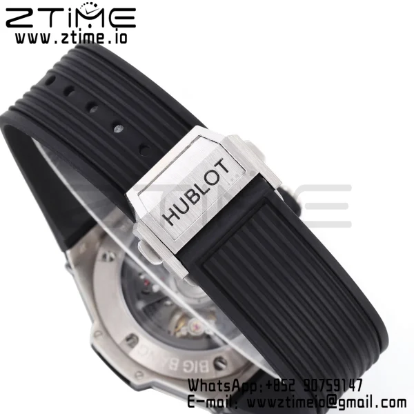 HUBLOT Big Bang Unico 44mm 421.NX.1170.RX Titanium BBF 1:1 Best Edition Skeleton Dial on Black Rubber Strap A1280 V2 - Super Clone Watch | 1:1 Best Version