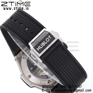 HUBLOT Big Bang Unico 44mm 421.NM.1170.RX Titanium BBF 1:1 Best Edition Skeleton Dial Black Ceramic Bezel on Black Rubber Strap A1280 V2 - Super Clone Watch | 1:1 Best Version