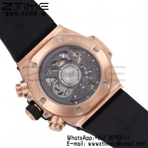 HUBLOT Big Bang Unico 44mm 421.OX.1170.RX  BBF 1:1 Best Edition Skeleton Dial on Black Rubber Strap A1280 V2 - Super Clone Watch | 1:1 Best Version