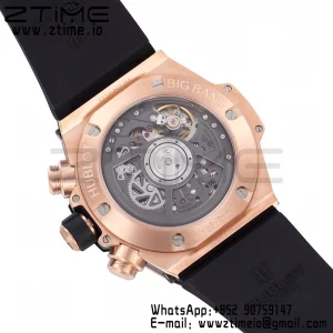 HUBLOT Big Bang Unico 44mm 421.OM.1180.RX RG BBF 1:1 Best Edition Cadran Squelette Lunette Céramique Noire sur Bracelet Caoutchouc Noir A1280 V2 - Super Clone Watch | 1:1 Best Version