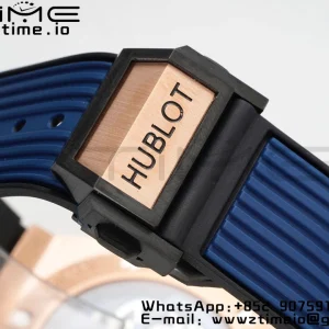 HUBLOT Big Bang Unico 44mm 421.OX.5170.RX BBF 1:1 Best Edition Skeleton Dial pe curea de cauciuc albastru A1280 V2 - Super Clone Watch | 1:1 Best Version