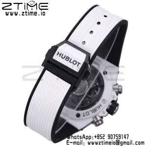 HUBLOT Big Bang Unico 42mm 441.HX.1171.RX White Ceramic BBF 1:1 Best Edition Skeleton Dial on White Rubber Strap A1280 V2 - Super Clone Watch | 1:1 Best Version