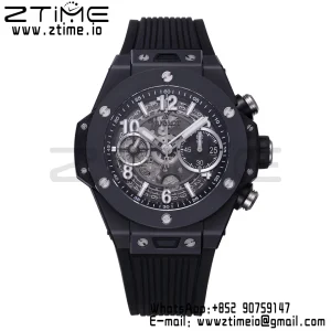 HUBLOT Big Bang Unico 42mm 441.CI.1171.RX White Ceramic BBF 1:1 Best Edition Skeleton Dial on Black Rubber Strap A1280 V2 - Super Clone Watch | 1:1 Best Version