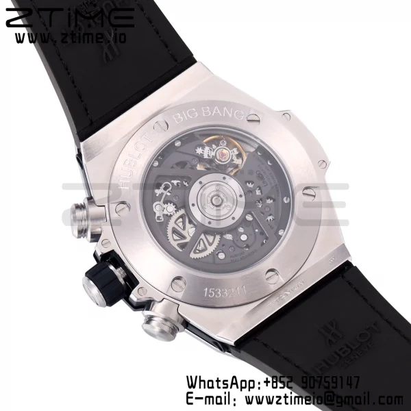 ウブロ ビッグバン ウニコ レインボーキング 44mm 441.NX.1117.LR.0999 SS フルダイヤ BBF 1:1 ベストエディション スケルトン文字盤 ダイヤベゼル レインボーグミ ストラップ A1280 V2 - スーパークローンウォッチ｜1:1 ベストバージョン
