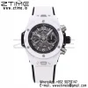 Hublot Big Bang Unico 421.HX.1170.RX White Ceramic BBF 1:1 Best Edition Skeleton Dial on White Rubber Strap A1280 - Super Clone Watch | 1:1 Best Version