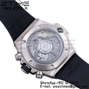 HUBLOT Big Bang Unico 42mm 441.NX.1171.RX Titanium BBF 1:1 Best Edition Skeleton Dial on Black Rubber Strap A1280 V2 - Super Clone Watch | 1:1 Best Version