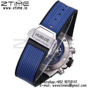 HUBLOT Big Bang Unico 42mm 441.NX.5171.RX Titanium BBF 1:1 Best Edition Skeleton Dial on Blue Rubber Strap A1280 V2 - Super Clone Watch | 1:1 Best Version