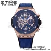 HUBLOT Big Bang Unico 42mm 441.OL.5181.RX RG BBF 1:1 Best Edition Skeleton Dial Black Ceramic Bezel on Blue Rubber Strap A1280 V2 - Super Clone Watch | 1:1 Best Version