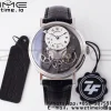 Breguet Tradition 7097BB/G1/9WU SS ZF 1:1 Best Edition White/Gray Dial on Black Leather Strap A505 - Super Clone Watch | 1:1 Best Version