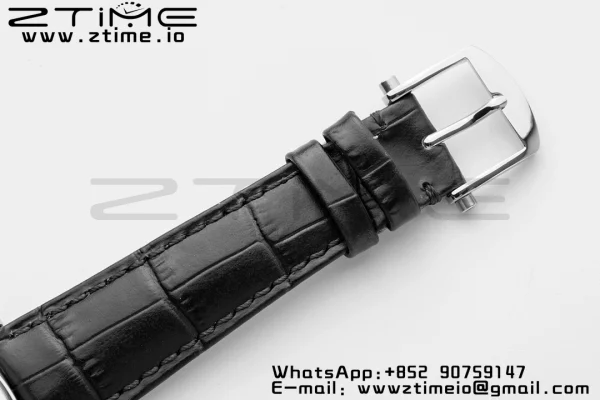 Breguet Tradition 7097BB/G1/9WU SS ZF 1:1 Best Edition White/Gray Dial on Black Leather Strap A505 - Super Clone Watch | 1:1 Best Version
