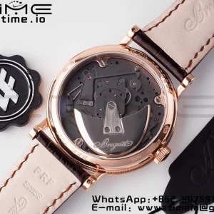Breguet Tradition 7097BR/G1/9WU RG ZF 1:1 Best Edition White/Gray Dial on Brown Leather Strap A505 - Super Clone Watch | 1:1 Best Version