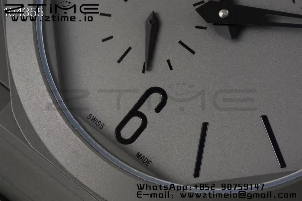 BVLGARI Octo Finissimo PVD BVF 1:1 Best Edition Cadran gri pe brățară PVD Asian Micro Rotor Movement - Super Clone Watch | 1:1 Best Version