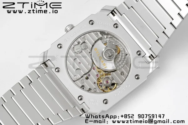 BVLGARI Octo Finissimo SS BVF 1:1 Best Edition Gray Dial on Stainless Steel Asian Micro Rotor Movement - Super Clone Watch | 1:1 Best Version