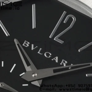 BVLGARI Octo Finissimo SS BVF 1:1 Best Edition Black Dial on Stainless Steel Asian Micro Rotor Movement - Super Clone Watch | 1:1 Best Version