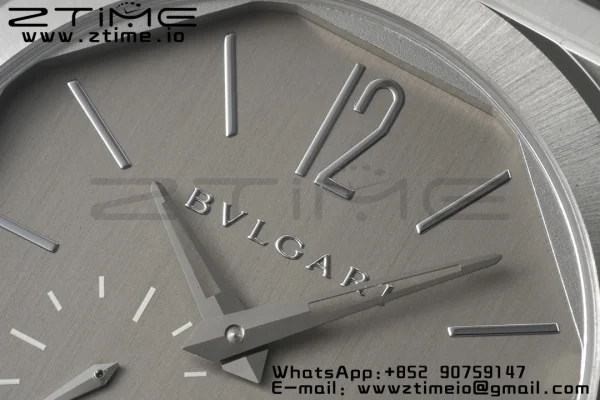 BVLGARI Octo Finissimo SS BVF 1:1 Best Edition Silvery Dial on Stainless Steel Asian Micro Rotor Movement - Super Clone Watch | 1:1 Best Version