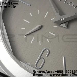 BVLGARI Octo Finissimo SS BVF 1:1 Best Edition Silvery Dial on Stainless Steel Asian Micro Rotor Movement - Super Clone Watch | 1:1 Best Version